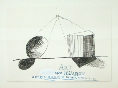 Art and Illusion, 2008. Tinta y gouache sobre papel, 50 x 70 cm
