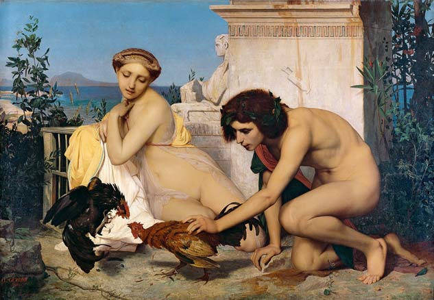 Jean-Léon Gérôme, Pelea de gallos, 1846