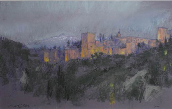 Allan Dorian Clark, La Alhambra desde el Albaicín
