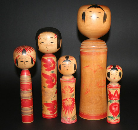 Kokeshi. Nines Japoneses