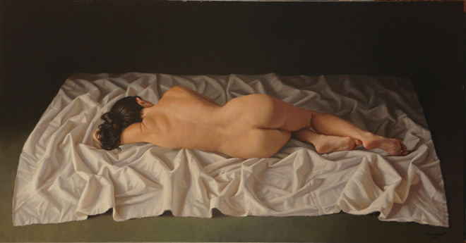 Antonio Morano López, Desnudo sobre sábana