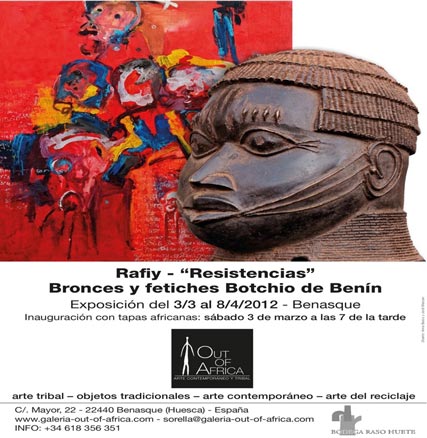 Rafiy - ''Resistencias''. Bronces y fetiches Botchio de Benín