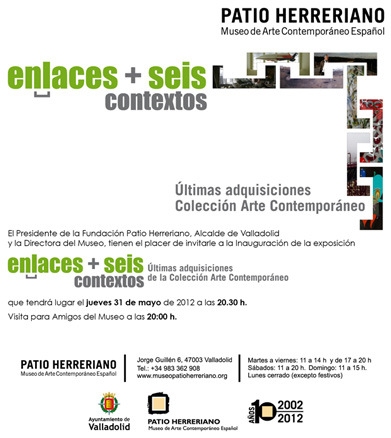 Enlaces+seis. contextos. Nuevas adquisiciones de la Colección de Arte Contemporáneo