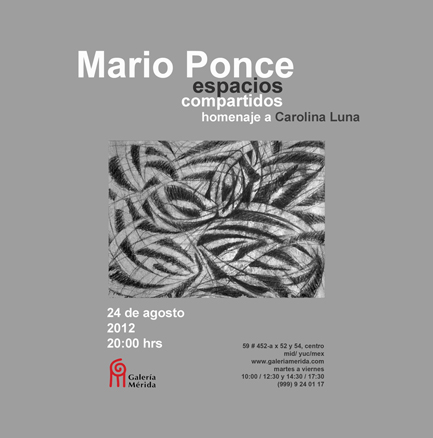 Mario Ponce. Espacios compartidos