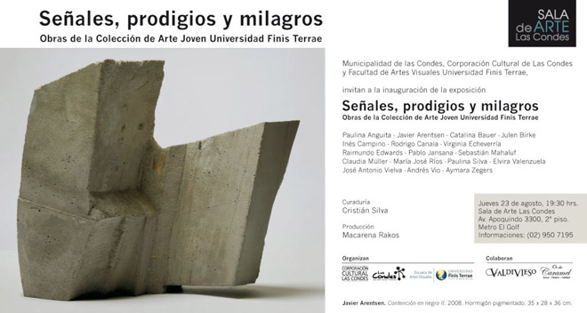Señales, prodigios y milagros, Exposición, ago 2012 | ARTEINFORMADO