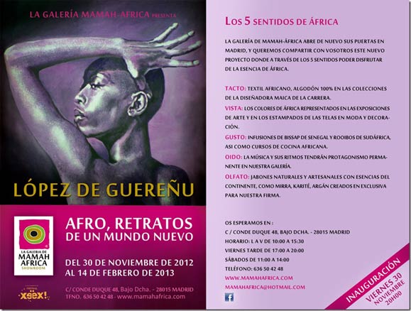 López de Guereñu, Afro, retratos de un mundo nuevo
