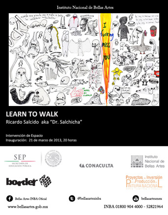 Ricardo Salcido ´Dr. Salchicha´, Learn to walk
