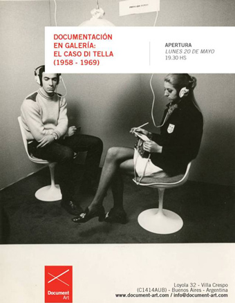 Documentación en galería. El Caso Di Tella 1958-1969