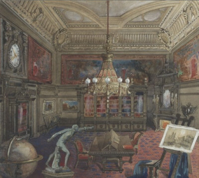 Le décorateur et l''amateur d''art