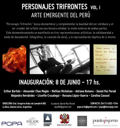 Personajes Trifrontes - Arte peruano contemporáneo