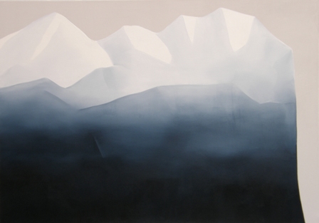 Primero una montaña. OleoAcrilico sobre lienzo. 114 x 162 cm. 2013