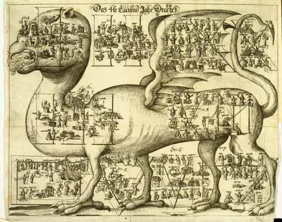 Antonio Gagliano, Cartografía del tiempo de Johannes Buno 1617-1697