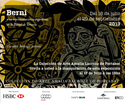 Berni y las representaciones argentinas en la Bienal de Venecia