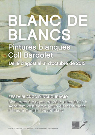 Blanc de blancs. Pintures Blanques de Coll Bardolet