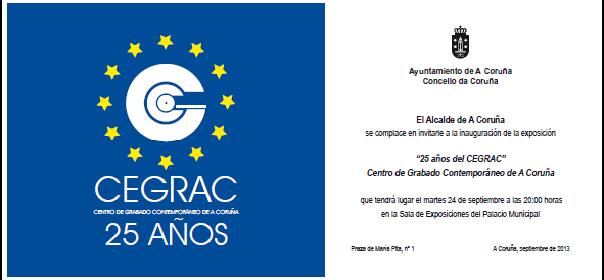 25 años del CEGRAC. Centro de Grabado Contemporáneo de A Coruña