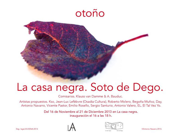 OTOÑO. La casa negra. Soto de Dego