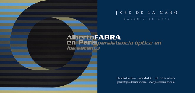 Alberto Fabra en París. Persistencia óptica en los setenta