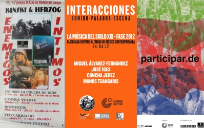 Carteles Goethe-Institut Madrid / Una excursión por la historia del instituto a través de sus actividades culturales