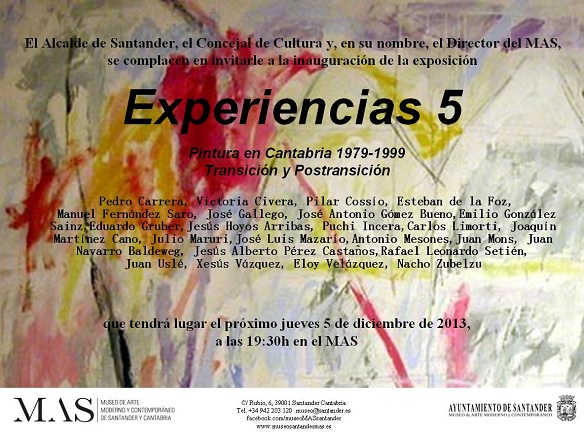 Experiencias 5. Pintura en Cantabria 1979-1999. Transición y Postransición