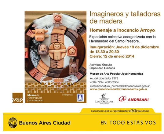 Imagineros y talladores de madera. Homenaje a Inocencio Arroyo