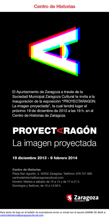 ProyectAragón. La imagen proyectada