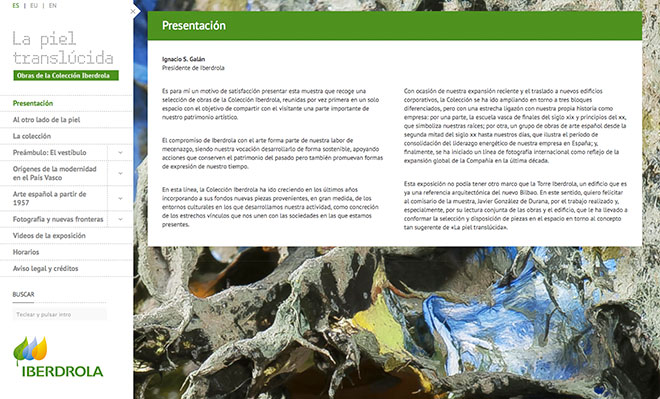 La piel translúcida. Obras de la colección Iberdrola