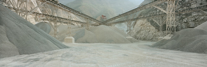 Ian Teh, Temple and quarry, Bayin, China, 2009