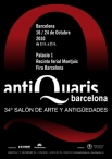 Cartel del Salón de Arte y Antigüedades de Barcelona