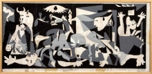 Art & Language. Study for Picasso Guernica in the Style of Jackson Pollock