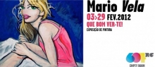 Cartel de la exposición de Mario Vela en 604 RC