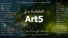 Invitación a la inauguración de Art5