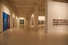 Vista de la exposición de Luis Gordillo en el CAC de Málaga