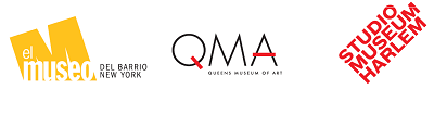 Logos de los tres museos organizadores de El Caribe. Encrucijada del Mundo