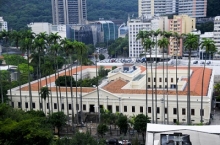 Vista superior de Casa Daros, en Botafogo, Río de Janeiro