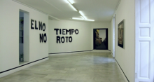 Vista de la exposición Tiempo Roto de Montserrat Soto