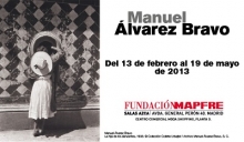 Cartel de la exposición de Manuel Alvarez Bravo en Madrid