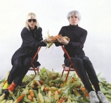 Marta Minujin y Andy Warhol