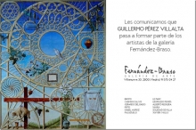 Guillermo Pérez Villata, nuevo artista de la galería Fernández-Braso