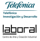 Logos de Telefónica y LABoral
