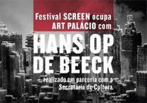 Cartel del proyecto de Screen Festival con Hans Op de Beeck