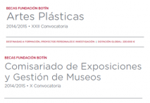 Becas Fundación Botín de Artes Plásticas y en Comisariado y Gestión de museos
