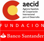 Logos AECID y Fundación Banco Santander