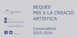 Beques per a la Creació Artística 2015-2016