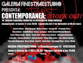 Contemporánea: Stock Out! 16ª edición de pequeños formatos, en recuerdo De Gema Noguera