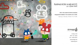 Animal hero wall notes