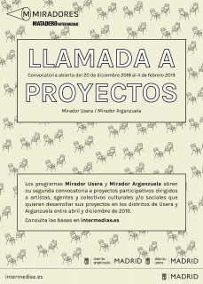 Mirador Arganzuela: Llamada a proyectos culturales 2019