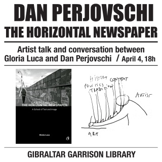 The Horizontal Newspaper - Artist Talk and Conversation at the Gibraltar Garrison Library