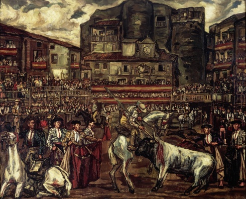 Obra de José Gutierrez Solana — Imagen cortesía del Museo de Bellas Artes de Asturias