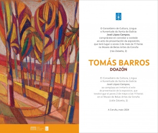 Tomás Barros. Doazón - Invitación