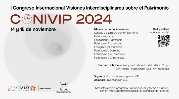 I Congreso Internacional Visiones Interdisciplinares sobre el Patrimonio - CONIVIP 2024